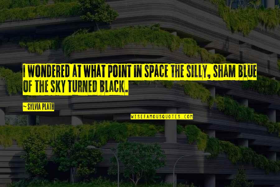 Silly Quotes By Sylvia Plath: I wondered at what point in space the