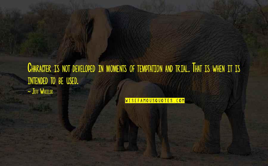 Simeunovic Zoran Quotes By Jeff Wheeler: Character is not developed in moments of temptation Simeunovic Zoran Quotes By Jeff Wheeler: Character is not developed in moments of temptation