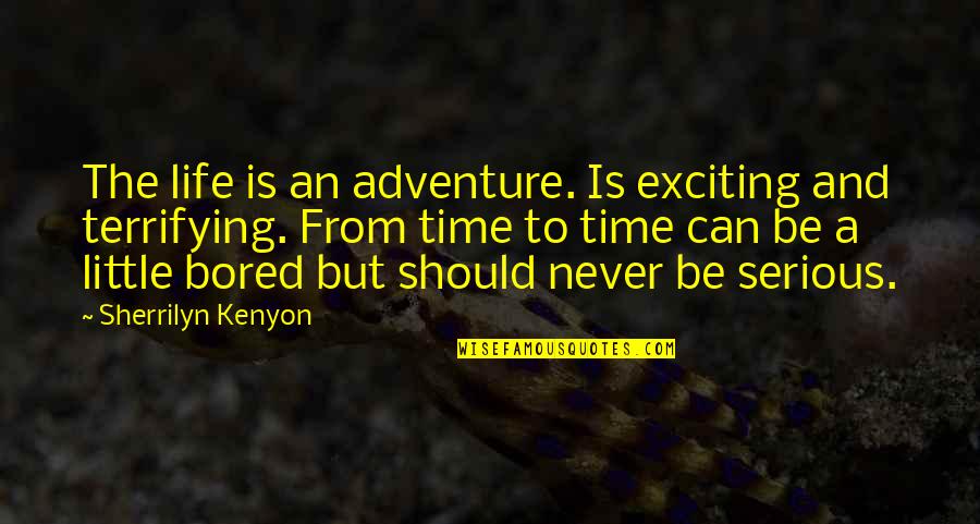 Simon De Montfort Quotes By Sherrilyn Kenyon: The life is an adventure. Is exciting and Simon De Montfort Quotes By Sherrilyn Kenyon: The life is an adventure. Is exciting and