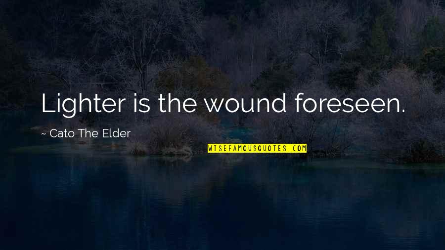 Simoncini Dr Quotes By Cato The Elder: Lighter is the wound foreseen. Simoncini Dr Quotes By Cato The Elder: Lighter is the wound foreseen.