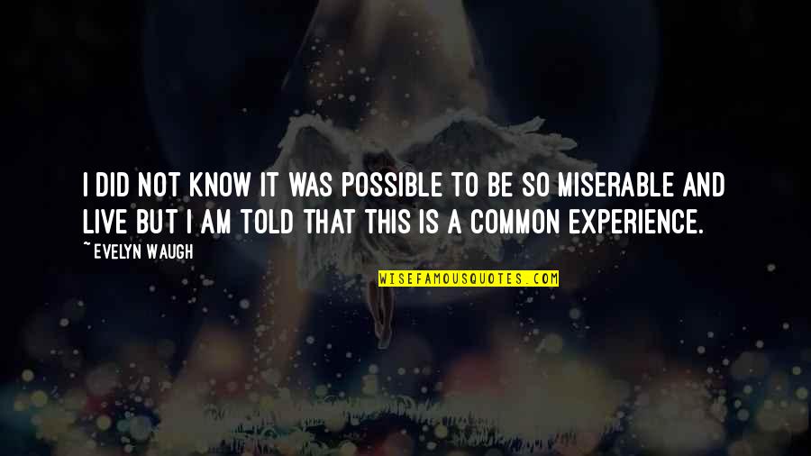 Simovel Quotes By Evelyn Waugh: I did not know it was possible to Simovel Quotes By Evelyn Waugh: I did not know it was possible to
