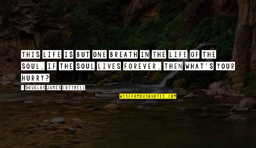 Simpanan Pelajar Quotes By Douglas James Cottrell: This life is but one breath in the