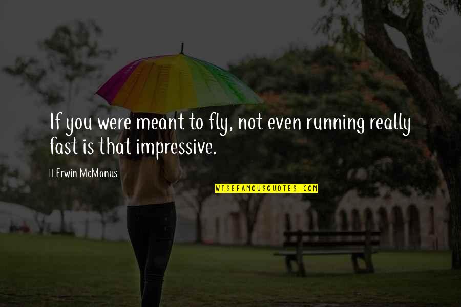 Simple Agriculture Quotes By Erwin McManus: If you were meant to fly, not even