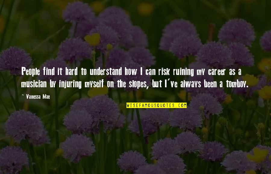 Simple And Contented Life Quotes By Vanessa Mae: People find it hard to understand how I Simple And Contented Life Quotes By Vanessa Mae: People find it hard to understand how I