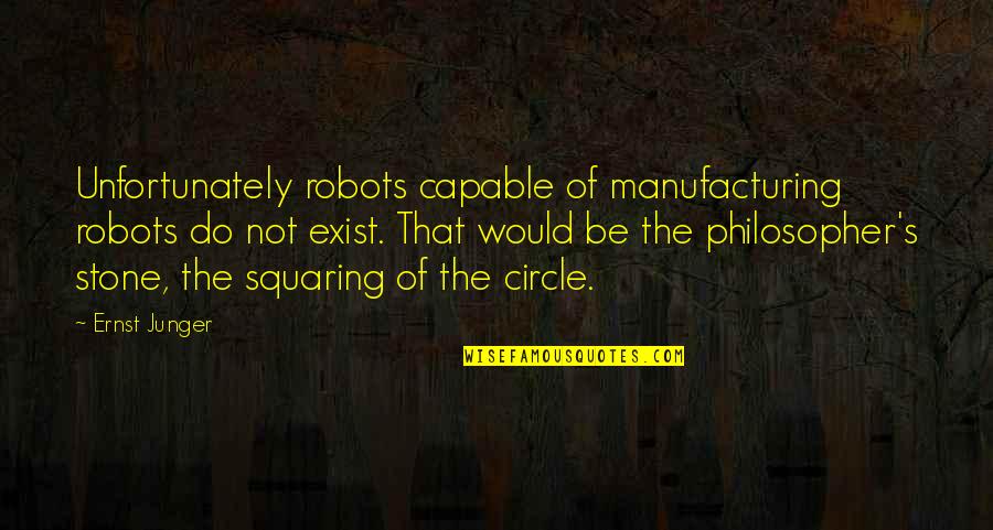 Simple Childish Quotes By Ernst Junger: Unfortunately robots capable of manufacturing robots do not