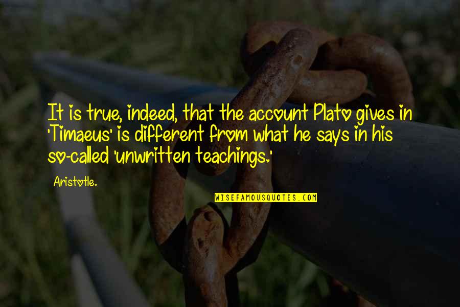 Simple Medical Quotes By Aristotle.: It is true, indeed, that the account Plato