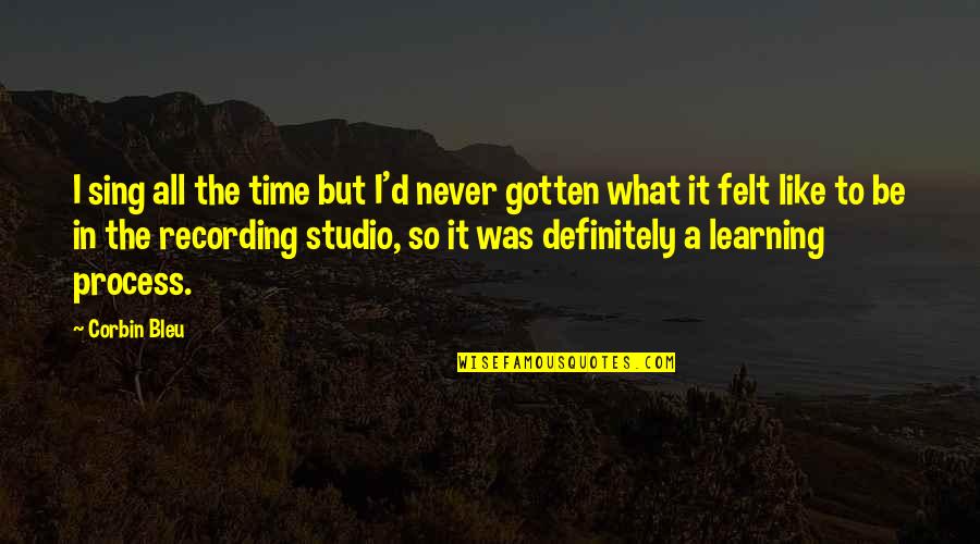 Simplistically Living Quotes By Corbin Bleu: I sing all the time but I'd never Simplistically Living Quotes By Corbin Bleu: I sing all the time but I'd never