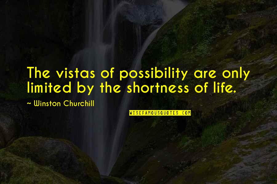Simpsons Gun Quotes By Winston Churchill: The vistas of possibility are only limited by Simpsons Gun Quotes By Winston Churchill: The vistas of possibility are only limited by