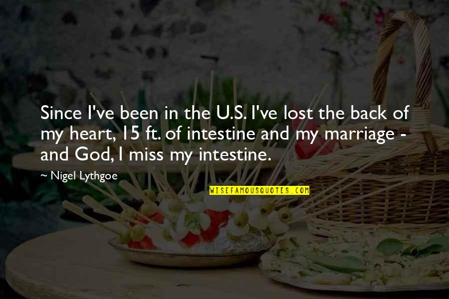 Since I Lost You Quotes By Nigel Lythgoe: Since I've been in the U.S. I've lost Since I Lost You Quotes By Nigel Lythgoe: Since I've been in the U.S. I've lost