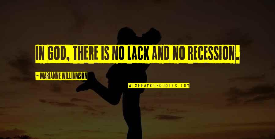 Sinfni Quotes By Marianne Williamson: In God, there is no lack and no Sinfni Quotes By Marianne Williamson: In God, there is no lack and no