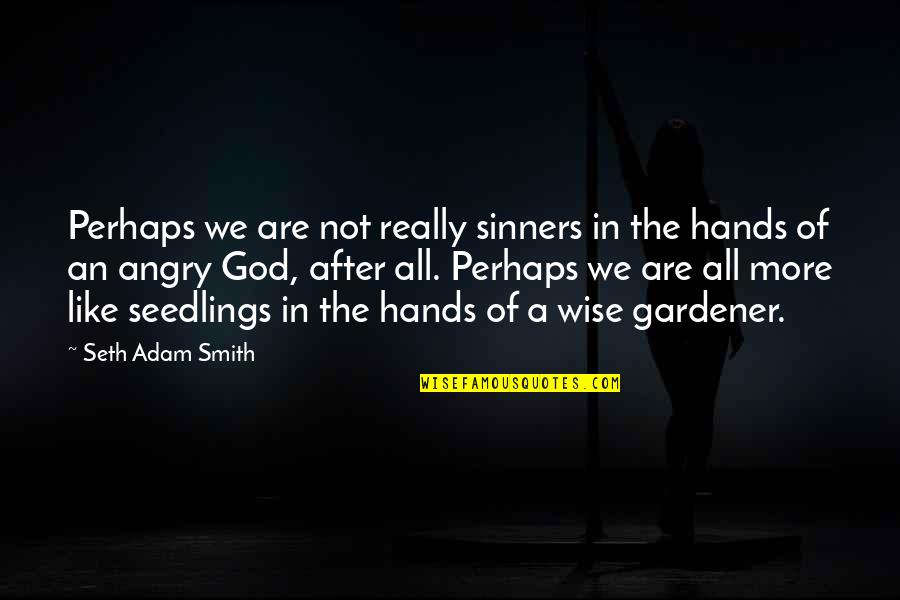 Sinners In The Hands Of A Loving God Quotes By Seth Adam Smith: Perhaps we are not really sinners in the