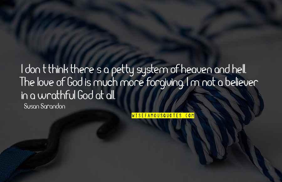 Sintons Framed Quotes By Susan Sarandon: I don't think there's a petty system of Sintons Framed Quotes By Susan Sarandon: I don't think there's a petty system of