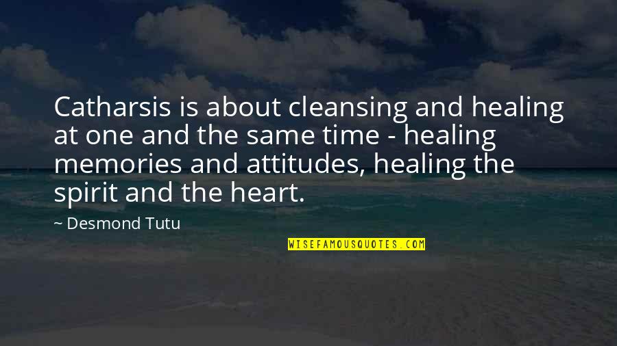 Sir John Hawkins Quotes By Desmond Tutu: Catharsis is about cleansing and healing at one Sir John Hawkins Quotes By Desmond Tutu: Catharsis is about cleansing and healing at one