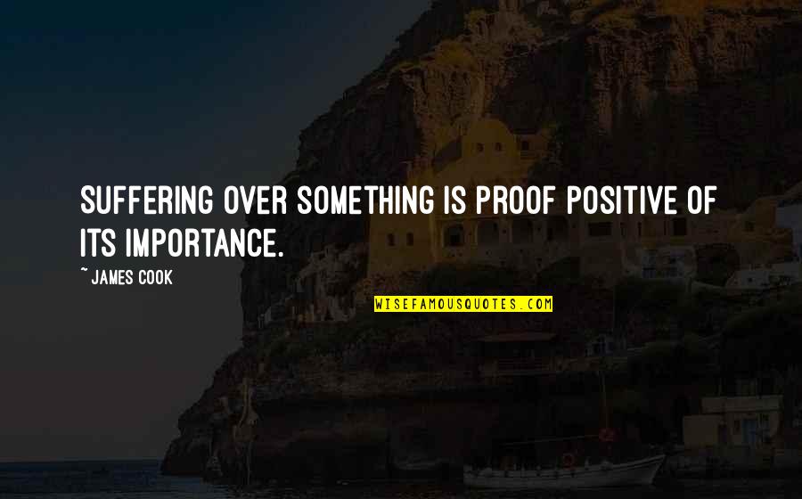 Sir John Lavery Quotes By James Cook: Suffering over something is proof positive of its