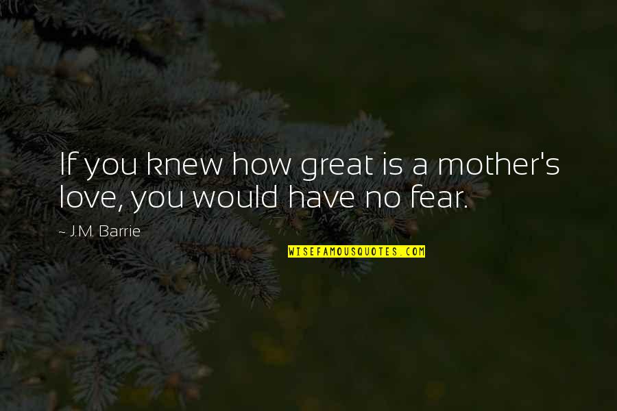 Sirajul Haque Quotes By J.M. Barrie: If you knew how great is a mother's