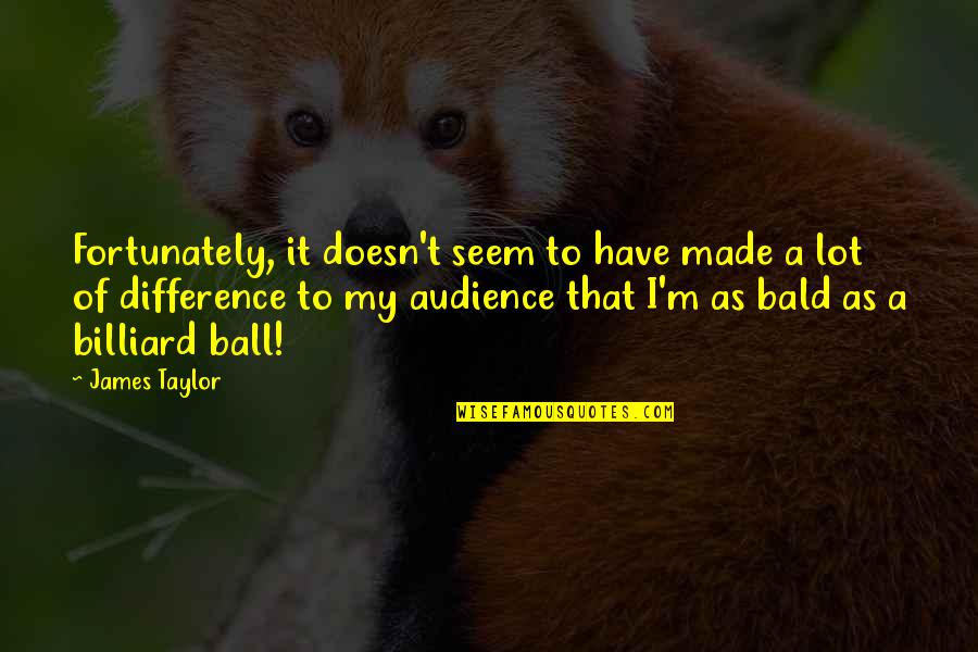 Sissified Tweety Quotes By James Taylor: Fortunately, it doesn't seem to have made a Sissified Tweety Quotes By James Taylor: Fortunately, it doesn't seem to have made a