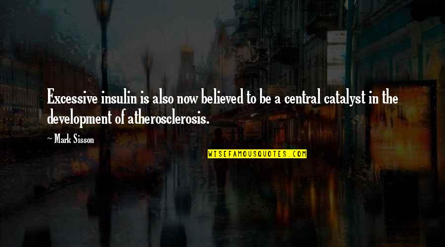 Sisson Quotes By Mark Sisson: Excessive insulin is also now believed to be