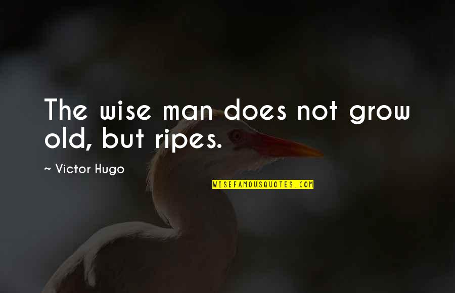 Sistar Bora Quotes By Victor Hugo: The wise man does not grow old, but