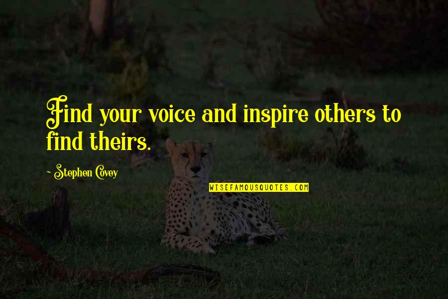 Sisters Loving Each Other Quotes By Stephen Covey: Find your voice and inspire others to find Sisters Loving Each Other Quotes By Stephen Covey: Find your voice and inspire others to find