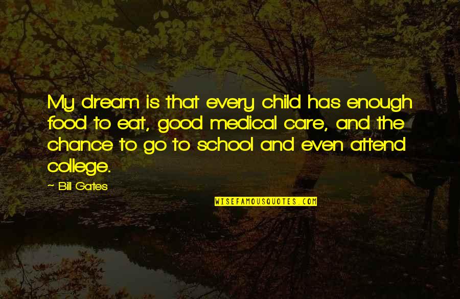 Sitiawan Malaysia Quotes By Bill Gates: My dream is that every child has enough