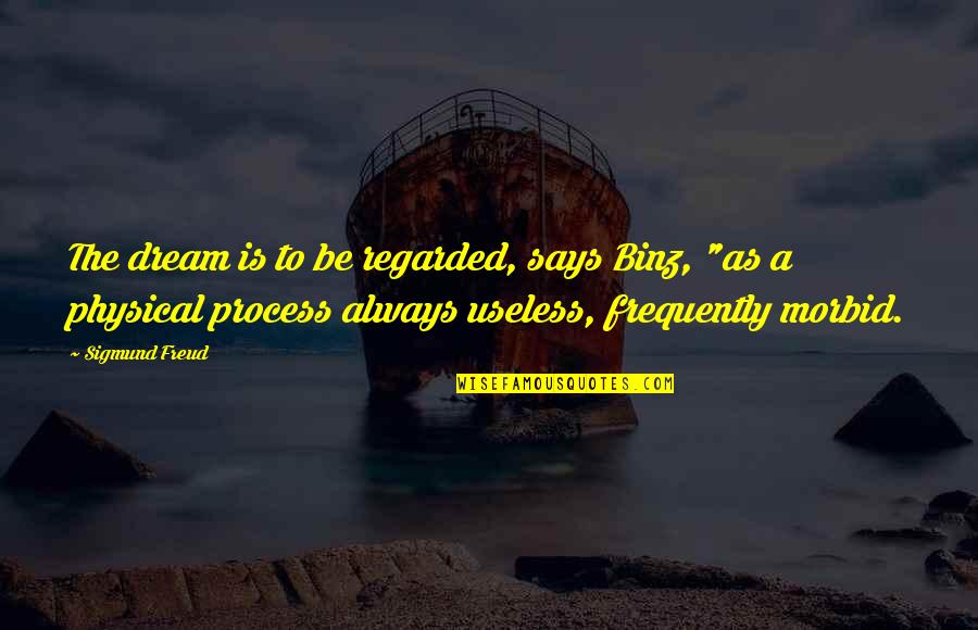 Sitisi Quotes By Sigmund Freud: The dream is to be regarded, says Binz, Sitisi Quotes By Sigmund Freud: The dream is to be regarded, says Binz,