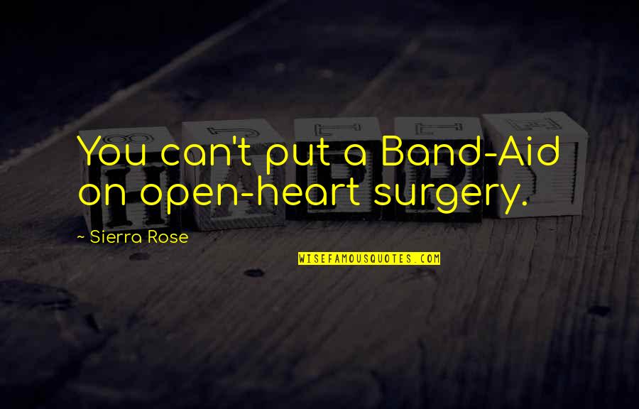 Six Video My Stepfather Quotes By Sierra Rose: You can't put a Band-Aid on open-heart surgery. Six Video My Stepfather Quotes By Sierra Rose: You can't put a Band-Aid on open-heart surgery.