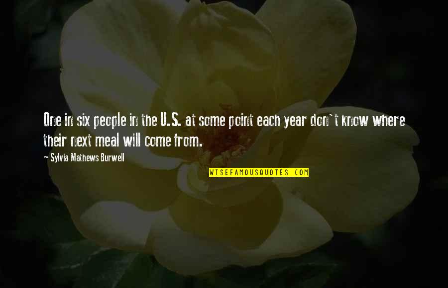 Six's Quotes By Sylvia Mathews Burwell: One in six people in the U.S. at Six's Quotes By Sylvia Mathews Burwell: One in six people in the U.S. at