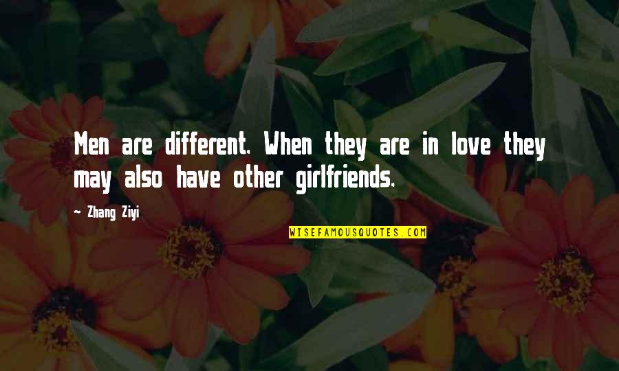 Sjw Stock Quotes By Zhang Ziyi: Men are different. When they are in love