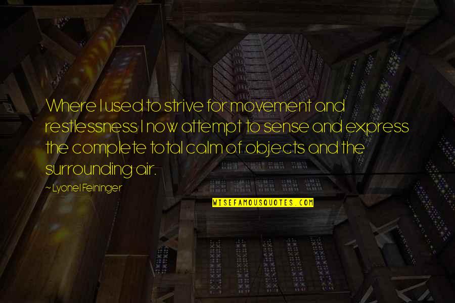 Skaists Darzs Quotes By Lyonel Feininger: Where I used to strive for movement and Skaists Darzs Quotes By Lyonel Feininger: Where I used to strive for movement and