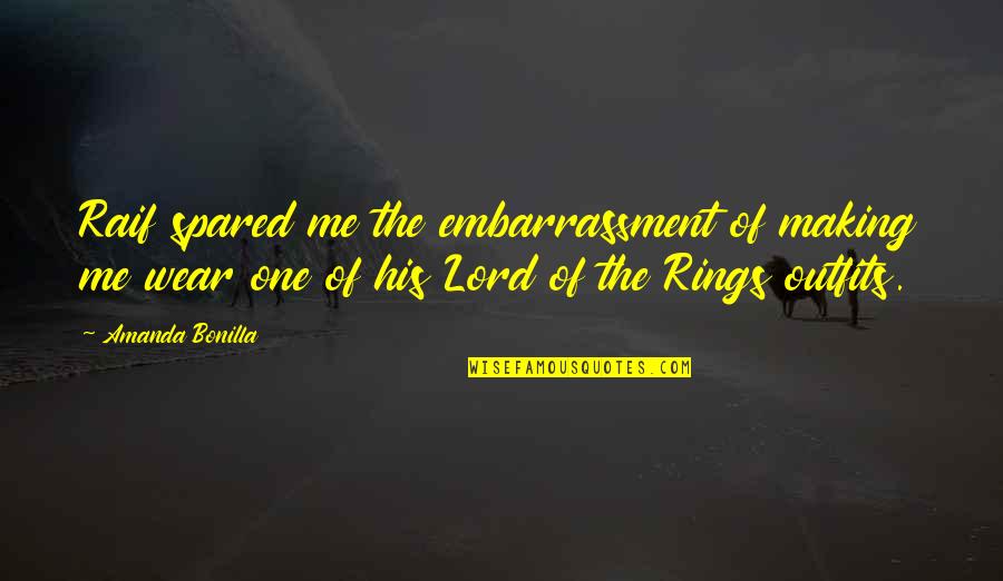 Skands Egtvedpigens Quotes By Amanda Bonilla: Raif spared me the embarrassment of making me Skands Egtvedpigens Quotes By Amanda Bonilla: Raif spared me the embarrassment of making me