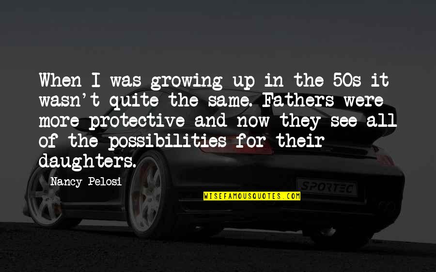 Skaricic Gradonacelnik Quotes By Nancy Pelosi: When I was growing up in the 50s