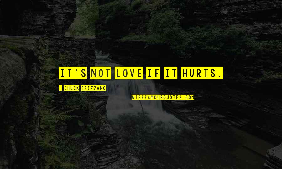 Skarienjutigs Ekrans Quotes By Chuck Spezzano: It's not love if it hurts. Skarienjutigs Ekrans Quotes By Chuck Spezzano: It's not love if it hurts.
