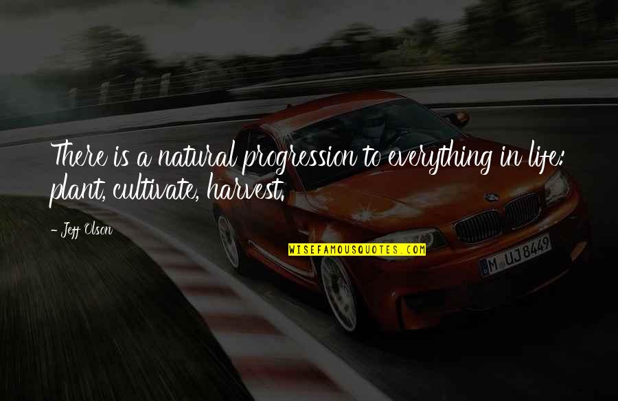 Skating And Love Quotes By Jeff Olson: There is a natural progression to everything in