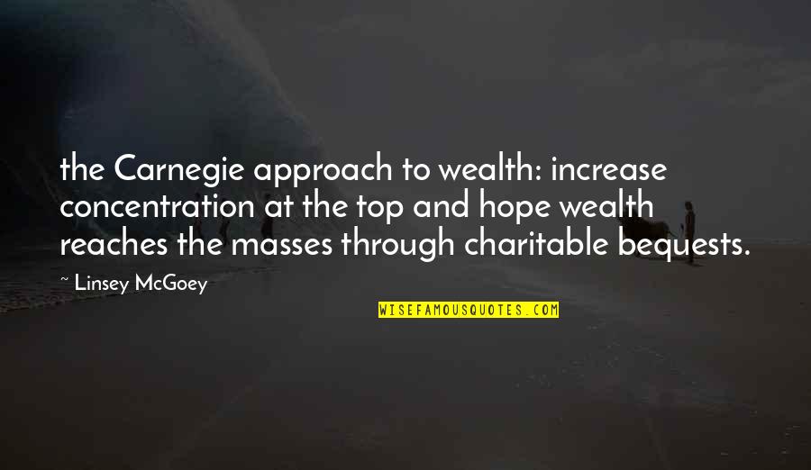 Skawina Restauracja Quotes By Linsey McGoey: the Carnegie approach to wealth: increase concentration at Skawina Restauracja Quotes By Linsey McGoey: the Carnegie approach to wealth: increase concentration at