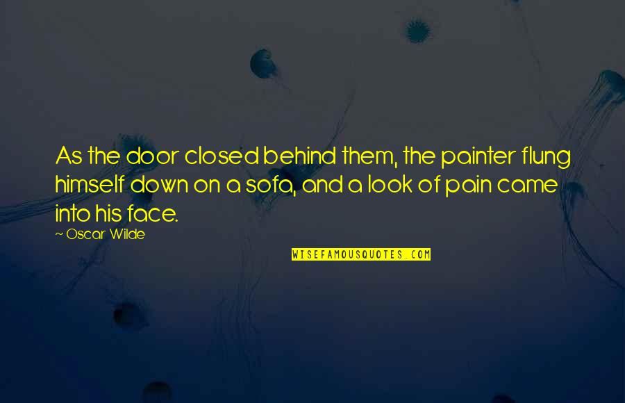 Skeedle Quotes By Oscar Wilde: As the door closed behind them, the painter Skeedle Quotes By Oscar Wilde: As the door closed behind them, the painter