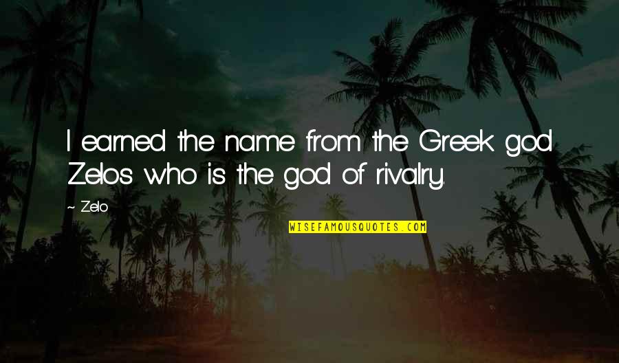 Skinchanger Eso Quotes By Zelo: I earned the name from the Greek god
