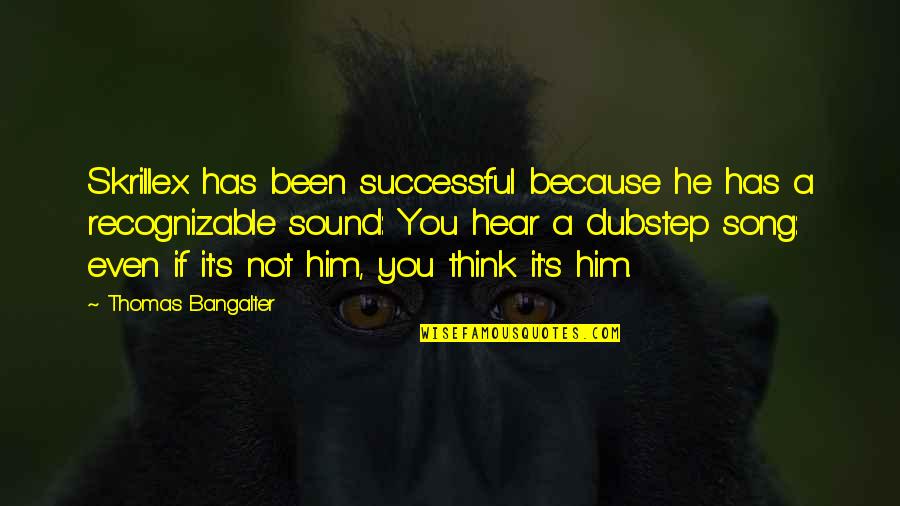 Skrillex Quotes By Thomas Bangalter: Skrillex has been successful because he has a Skrillex Quotes By Thomas Bangalter: Skrillex has been successful because he has a