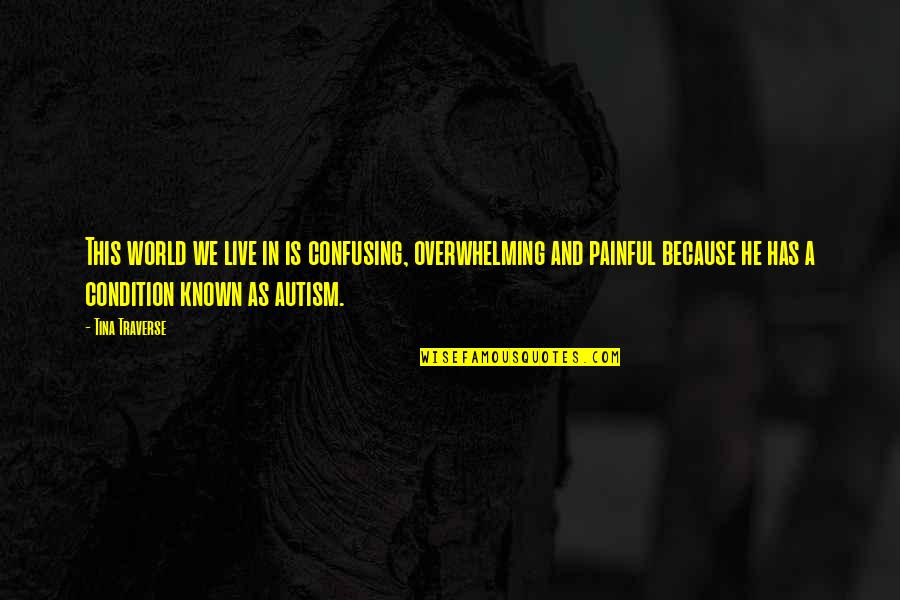 Skrzypce Na Quotes By Tina Traverse: This world we live in is confusing, overwhelming Skrzypce Na Quotes By Tina Traverse: This world we live in is confusing, overwhelming
