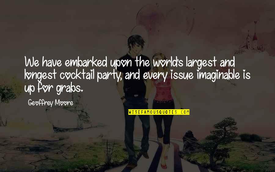 Skull Pics With Quotes By Geoffrey Moore: We have embarked upon the world's largest and Skull Pics With Quotes By Geoffrey Moore: We have embarked upon the world's largest and