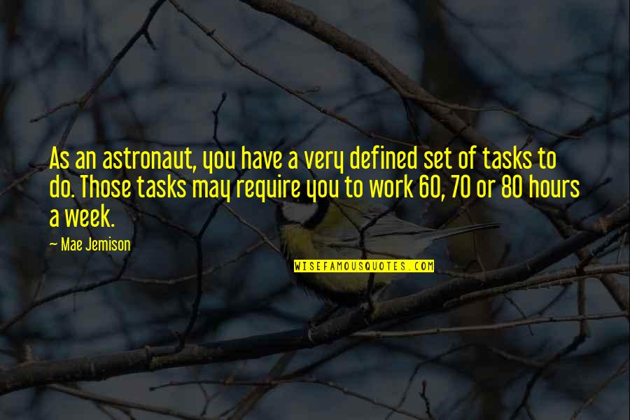 Skycrapers Quotes By Mae Jemison: As an astronaut, you have a very defined Skycrapers Quotes By Mae Jemison: As an astronaut, you have a very defined