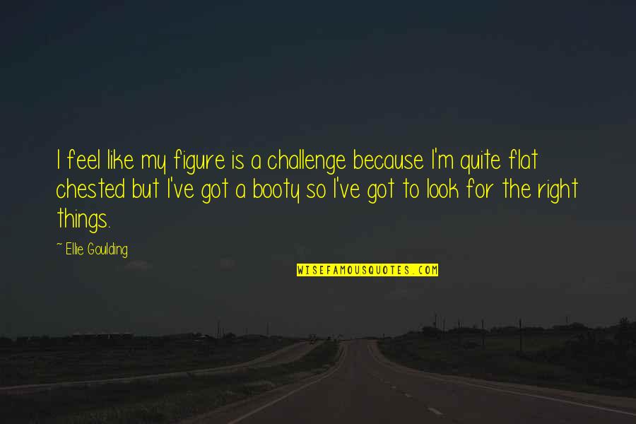 Skyggehavn Quotes By Ellie Goulding: I feel like my figure is a challenge
