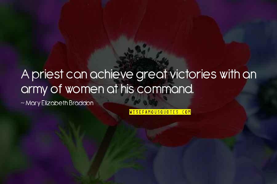 Skyrim Imperial Quotes By Mary Elizabeth Braddon: A priest can achieve great victories with an Skyrim Imperial Quotes By Mary Elizabeth Braddon: A priest can achieve great victories with an