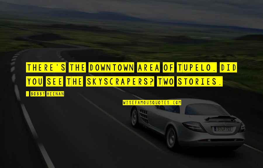 Skyscrapers Quotes By Bobby Heenan: There's the downtown area of Tupelo. Did you