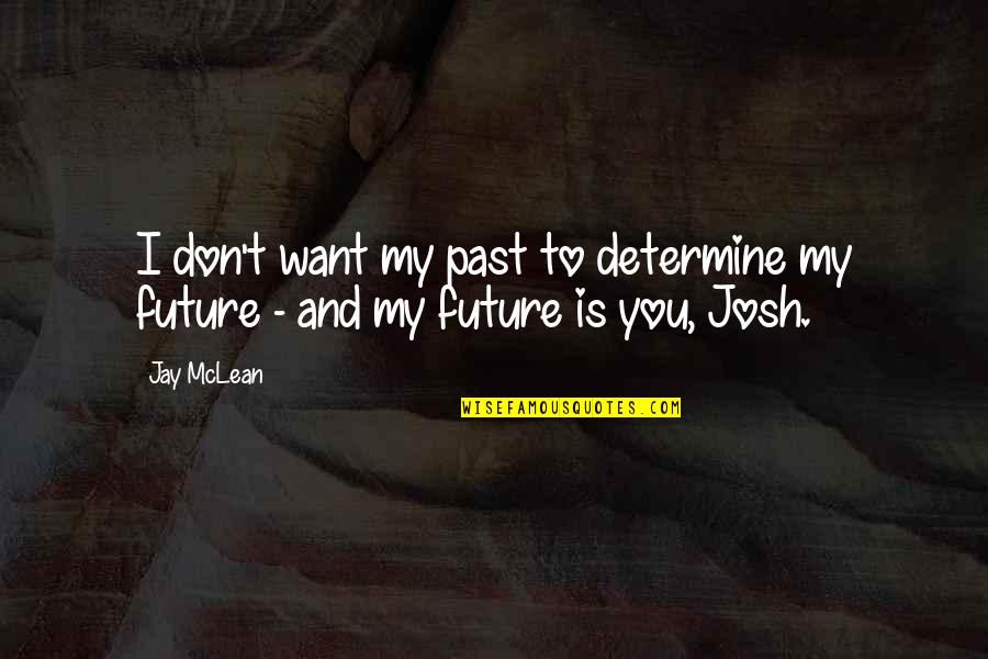 Skyward Misd Quotes By Jay McLean: I don't want my past to determine my