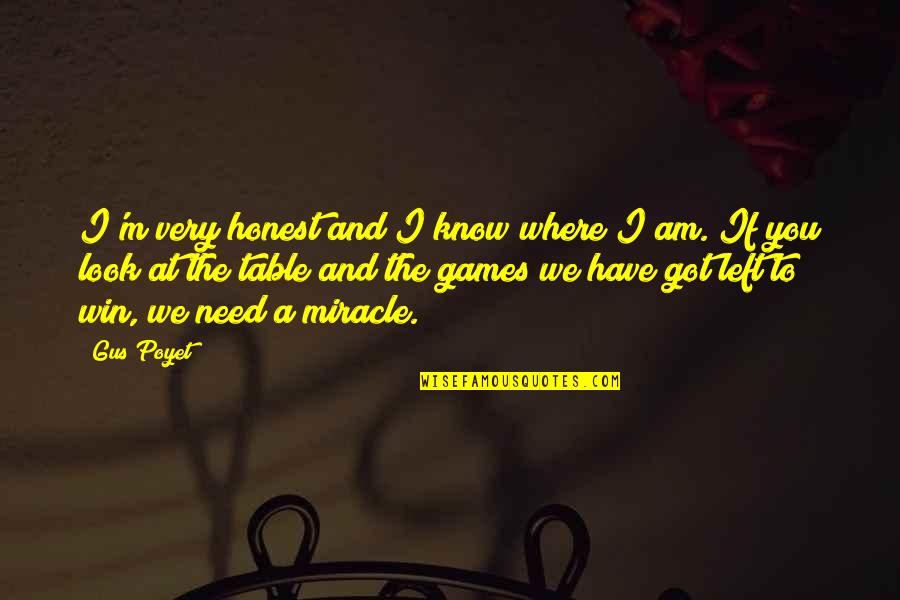 Slanger Drums Quotes By Gus Poyet: I'm very honest and I know where I Slanger Drums Quotes By Gus Poyet: I'm very honest and I know where I