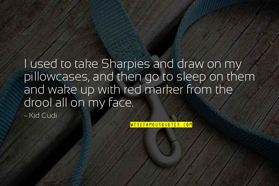 Sleep And Wake Up Quotes By Kid Cudi: I used to take Sharpies and draw on
