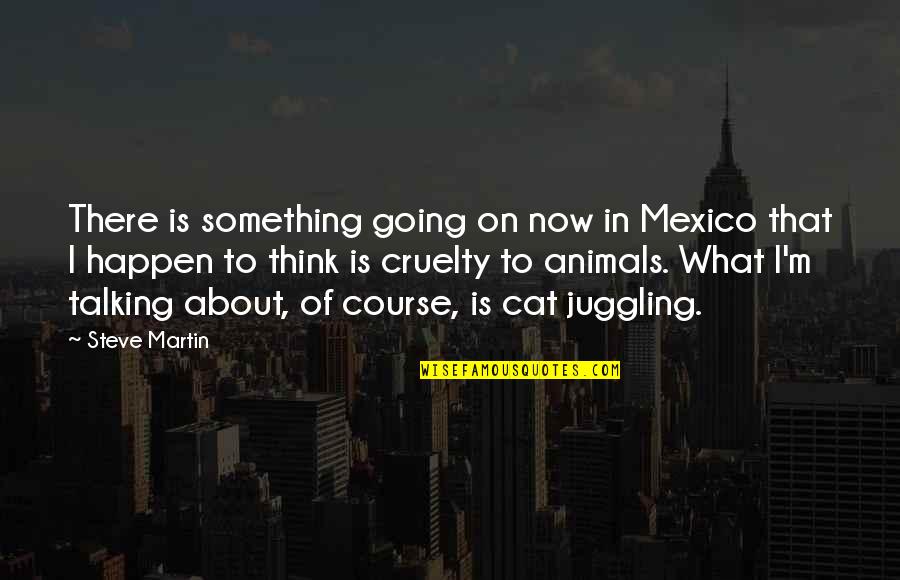 Sleep Wasting Quotes By Steve Martin: There is something going on now in Mexico