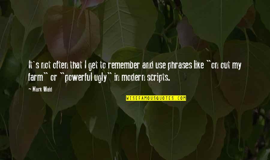 Sleepless In Seattle Godfather Quote Quotes By Mark Waid: It's not often that I get to remember Sleepless In Seattle Godfather Quote Quotes By Mark Waid: It's not often that I get to remember