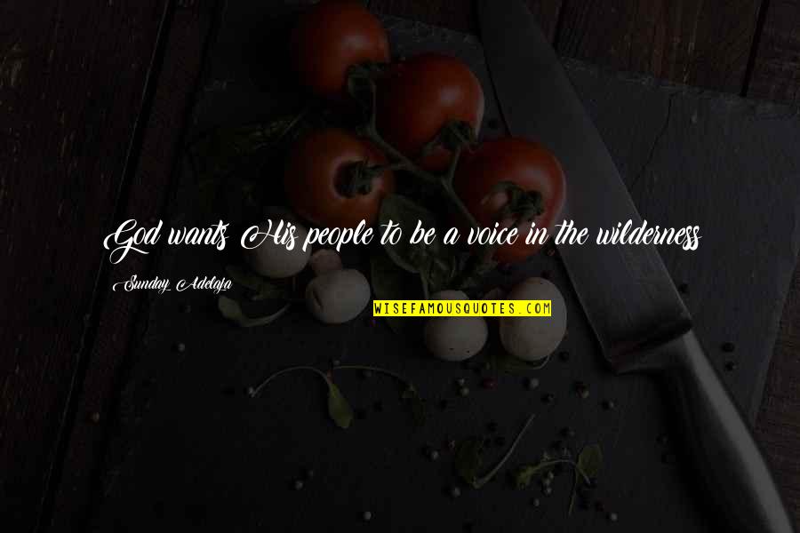 Slideshare Love Quotes By Sunday Adelaja: God wants His people to be a voice