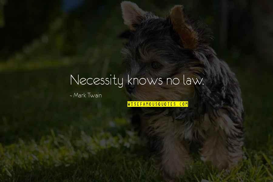 Slip Slides At Walmart Quotes By Mark Twain: Necessity knows no law. Slip Slides At Walmart Quotes By Mark Twain: Necessity knows no law.